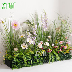 Artificial Flowers, Fake Flowers, Indoor Decoration Plants, Landscaping Decoration, High-End Flower Displays, Large Scene Arrangements, Green Plant Landscapes