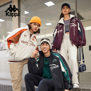 
Kappa Kapa back to back retro sports cotton jacket couple cotton jacket warm jacket men's cold-proof clothing women's top