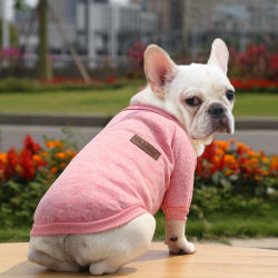 Autumn and winter woolen sweatshirt French fighting dog and cat pet