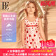 BE Fan De'an children's swimsuit skirt one-piece girls new sun protection little red heart parent-child middle and large children's swimsuit