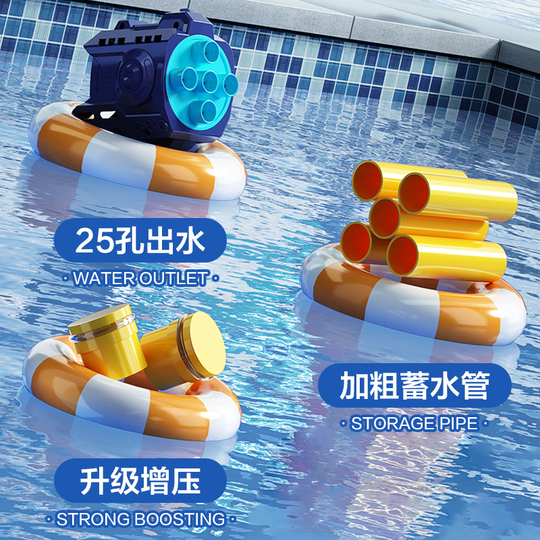 Xinge Gatling ウォーターガン - 子供向け高容量スプレー玩具