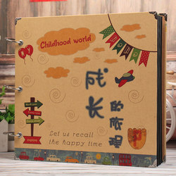 DIY Kidsren's Growth Record Book, Primary School Students' Sixth Grade Graduation, Kindergarten Baby's Handmade Commemorative Album, Photo Album
