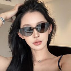 2026 Super Popular Sunglasses for Women, New Cat-Eye Style, Uv Protection, Suitable for All Face Shapes, Makes Face Look Smaller, Sun Protection, Sunshade Sunglasses