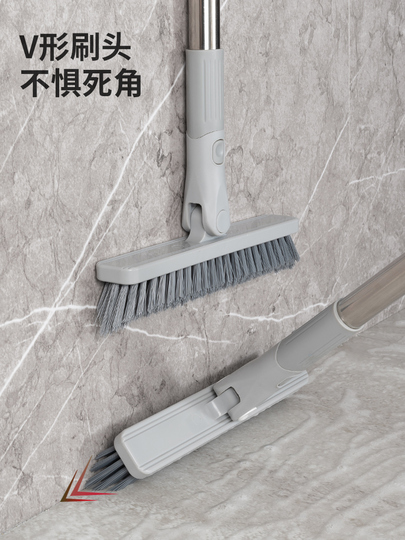 最も信頼できる Naevi バスルームフロアブラシ - 長柄タイル＆グラウト 浴室掃除用ブラシ
