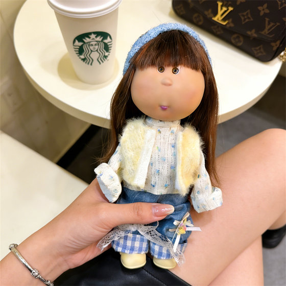 
Spanish potato doll mia vinyl doll 24cm doll set toy cute birthday gift