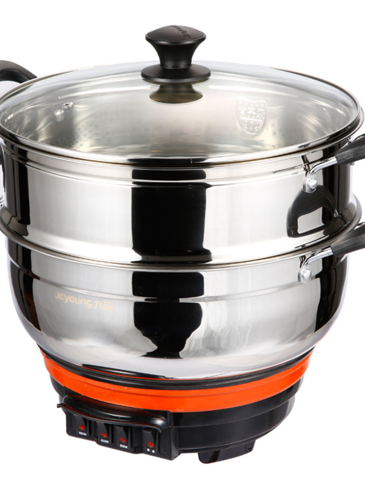 九阳电热锅多功能电炒锅炒菜蒸煮一体锅