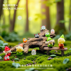 Cute Forest Cartoon Elf Micro-Landscape Decoration Small Ornaments Bonsai Desktop Adorable Mini Decorations