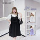 240Jin [Jin is equal to 0.5kg] Fat Yingying plus size women's summer style fresh college style age reduction holiday two-piece loose little dress