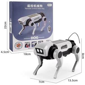 
Hangqi Remote Control Mechanical Dog Assembled Supermarket Toy Set Male Mechanical Dog Mechanical Cat Walking DIY Internet Celebrity
