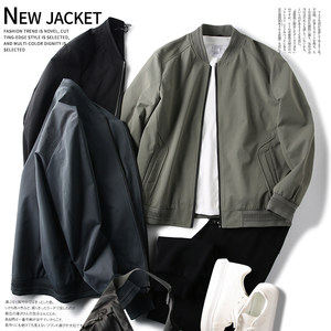 
Handsome and stylish! 2025 spring new men's outdoor windproof waterproof casual loose baseball collar jacket jacket