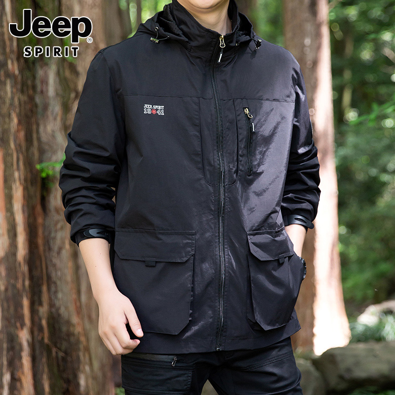 JEEP   ,   ĳ־ ƿ   극Ŀ 2023 NEW TREND WORKWEAR JACKET  -