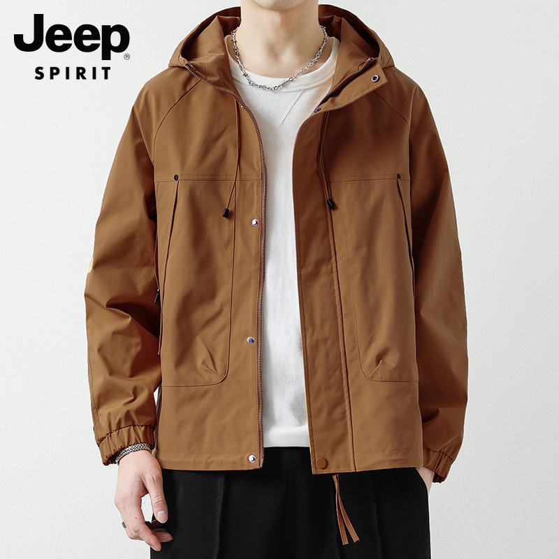 JEEP WORK JACKET  ,   Ƹ޸ĭ ĳ־  극Ŀ 2023 NEW TREND HOODED JACKET-