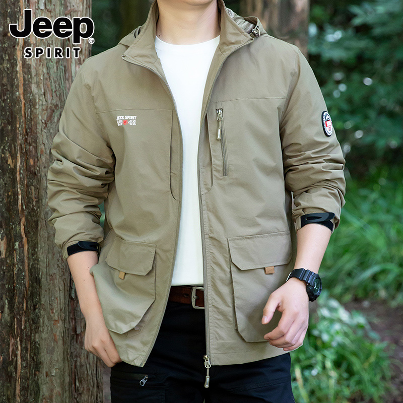 JEEP   ,   ĳ־ ƿ   극Ŀ 2023 NEW TREND WORKWEAR JACKET  -