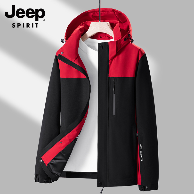 JEEP   ,  ǳ   ĵ  극Ŀ 2023 NEW LOOSE CASUAL VERSATILE JACKET-