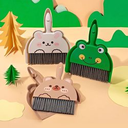 Desktop Mini Broom Set, Table Cleaning Tools, Dustpan Combo for Children and Elementary School Students, Small Broom for Desk