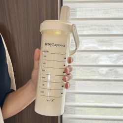 Summer Ice Drink Milk Tea Cup Glass Cup for Girls with Straw for Drinking Water, Suitable for Outdoor Use and Hospital Stays, Juice Milk Cup