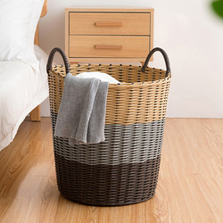 Dirty Laundry Basket, Laundry Hamper, Dirty Clothes Storage Basket, Household Clothes Basket, Clothes Storage Box, Rattan Basket, Dirty Clothes Hamper, Magic Laundry Basket