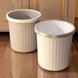 Trash Can 2025 New Model Large Capacity Sanitary Bin Without Lid Wastebasket Bedroom Living Room Kitchen Toilet Toilet Paper Bin
