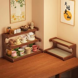 Japanese Moodern Style Desktop Storage Rack Coffee Cup Storage Rack Drain Multi-Layer Storage Rack Plant Water Cup
