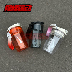 Nike Nike Sports Black and Orange Transparent Sports Basketball Fitness Portable Water Bottle Cup Bt010-4K8A