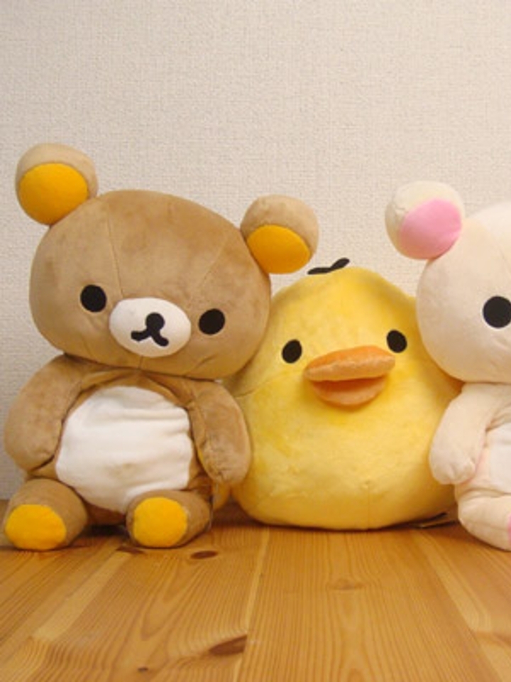 日本正版 轻松熊 KUMA熊玩偶娃娃