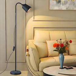 Nordic Creative Minimalist Floor Lamp Living Room Ambient Light Trendy Study Bedroom Bedside Standing Led Reading Lamp