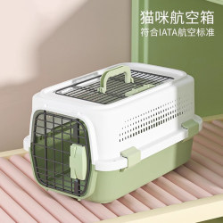 Pet Airline Crate, Cat Cage, Cat Transport Box, Cat Carrier, Dog Cage, Small Dog Cage, Car-Mounted, Portable, for Travel
