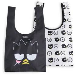 New Japanese-Style Cartoon Cute Little Monster Foldable Large-Capacity Shopping Bag with Double-Sided Printed Pattern Eco-Friendly Bag