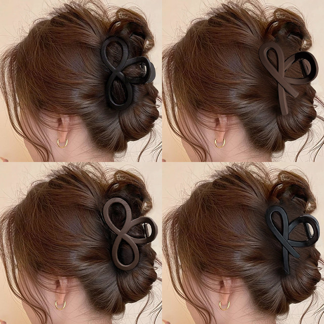 Suitable for hair clips with small hair volume, half-tied hair clips at the back of the head, medium-sized hair clips, shark clip hair clips for women
