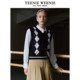 TeenieWeenie Bear Outlet Women's Spring Academy Style Diamond-Class V-neck Knitted Vest
