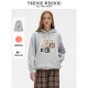 TeenieWeenie Bear Outlet Women's Winter Velvet Sweatshirt Academy Style Hooded Loose Top
