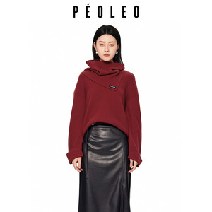 
Floating wool detachable turtleneck sweater 2025 winter new style loose atmosphere versatile pullover sweater