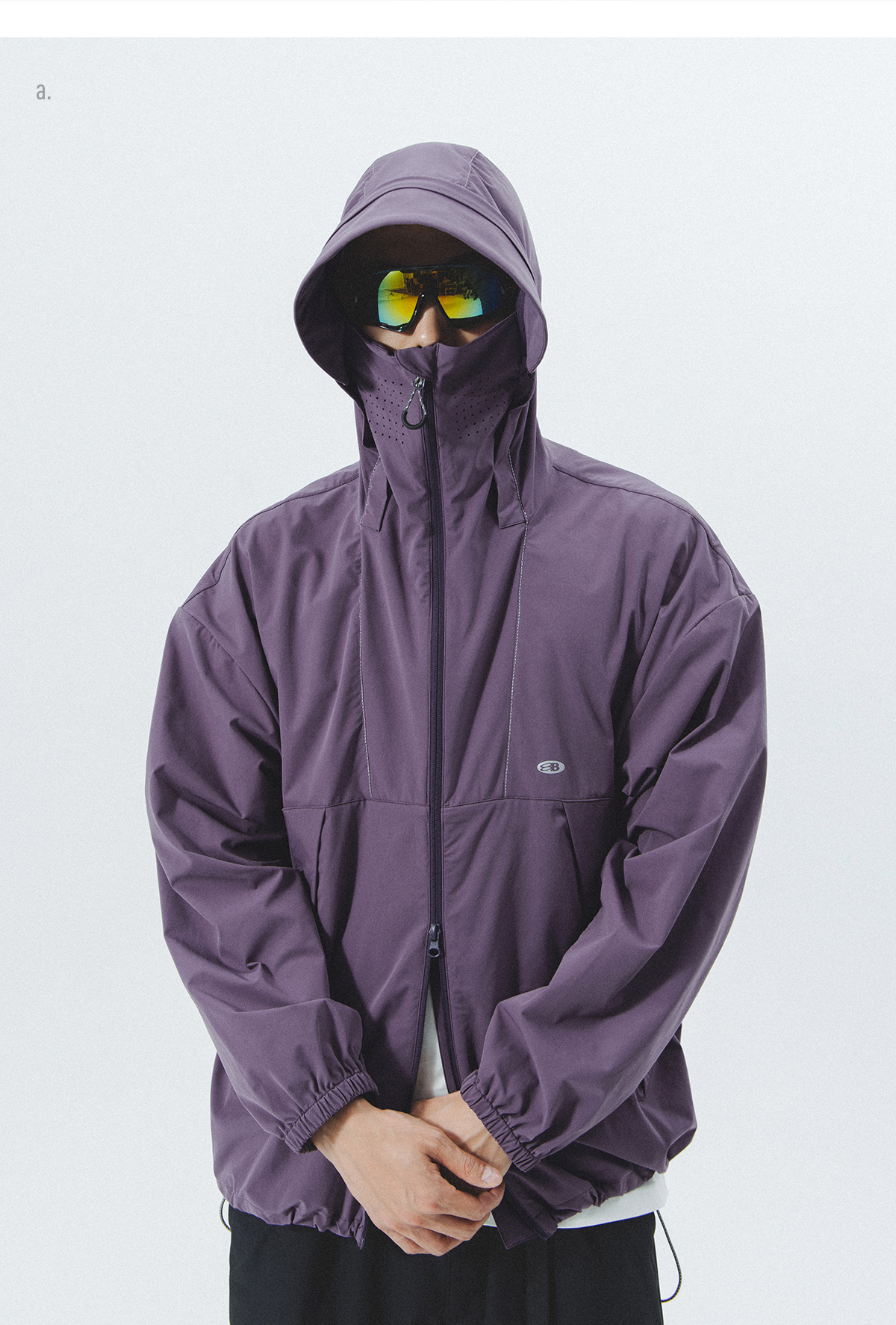 Nothomme Blue Wind Shell Coat - UPF100+ Sun Protection