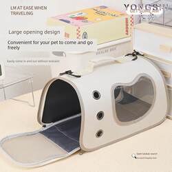 Cat Carrier Portable Travel Bag Large Capacity Space Capsule Backpack Dog and Cat Cage Cat Box Anti-Stress Pet Bag