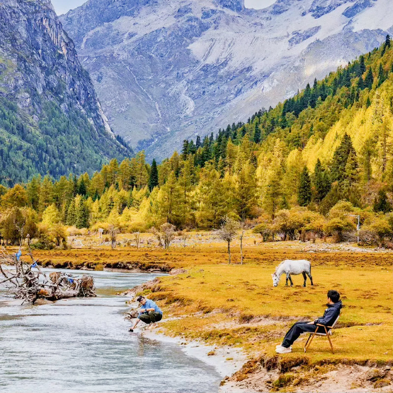 2-8人小团四姑娘山2日游双桥沟毕棚沟达古冰川跟团二日游川西纯玩