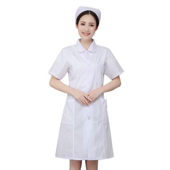 Nurse pants white winter summer thick elastic waist women plus size doctor white coat nurse uniform work pants