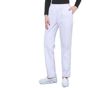 
Bowie Colorful Velvet Nurse Pants Winter White Thick Female Doctor White Pants Large Size Loose Night Shift Hospital Work Pants