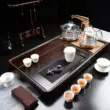 traviet36 Bộ khay trà bằng gỗ nguyên khối gỗ mun Bàn trà tất cả trong một hoàn toàn tự động với bếp từ ấm đun nước Bộ tách trà kung fu để sử dụng tại nhà traviet36