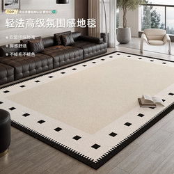 Carpet for Living Room and Bedroom 2025 New Model Bedside No-Wash Wipeable Room Waterproof No-Maintenance Light Luxury High-End Feel Floor Mat