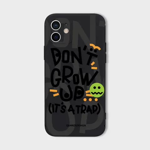 Don't Grow Up It's A Trap New Phone Cases Covers Funny Statement iPhone 15, iPhone 14, iPhone 13, iPhone 12,