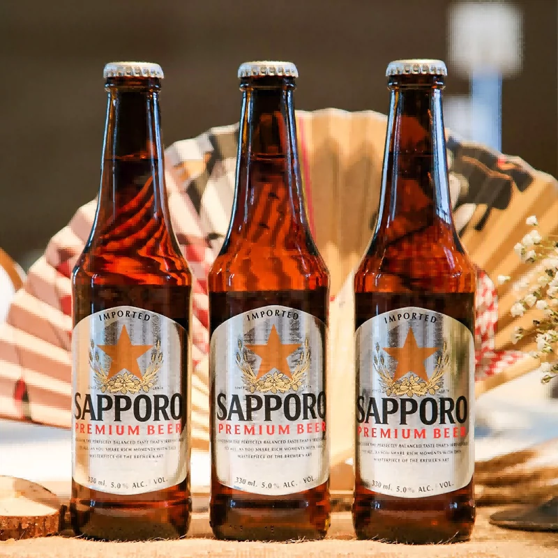 Sapporo 三寶樂 日本風味 札幌啤酒 330mL*24瓶 天貓優惠券折后￥199包郵（￥300-101）贈洗漱包