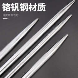 Truck Pry Bar, Rope Tightener, Power Lever Tool, Multi-Functional Pry Bar, High Hardness Special Steel, Round Flat Head Pry Bar