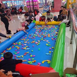 Outdoor Large Inflatable Pool Square Stall Fishing Pond Thickened Seamless Fishing Pond Children's Swimming Pool Fishing Pond