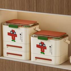 Medicine Box, Medicine Storage Box, Large-Capacity Household Storage Bag, Household Medicine Storage Box, First Aid Storage Rack