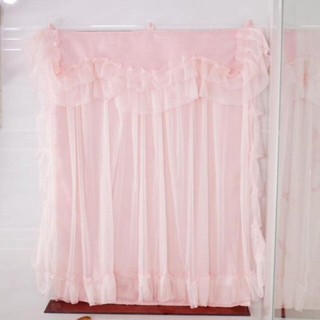 Bedroom cover curtains locker locker widened computer cabinet mirror half curtain multi-purpose wall curtain