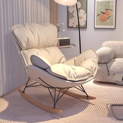 Sparke Lazy Chair with Backrest, Rocking Chair for Home Use, Can Be Used for Sleeping and Reclining, Single Sofa, Leisure Lobster Rocking Chair