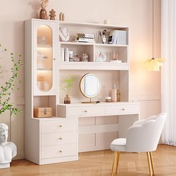 Aojing Dressing Table Bedroom Simple Modern Light Luxury Multifunctional Makeup Table Storage Cabinet Integrated Desk Makeup Table
