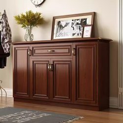 Abison European-Style Villa All-Aluminum Alloy New Chinese-Style Corridor Hallway Entrance Outdoor Sun-Proof and Waterproof Shoe Cabinet