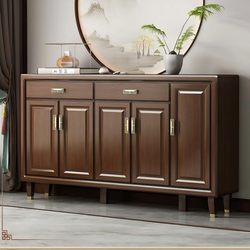 Luxurious Shoe Cabinet for Home Use, Made of Solid Wood, Chinese-Style, Entry-Level, 2025 Hot-Selling Model, Large Capacity, Indoor, Wall-Mounted, Multi-Layer