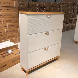 Yangman Nordic-Style Ultra-Thin Tipping Shoe Cabinet, Simple and Modern, 17cm Home Foyer Cabinet for Storage at the Entrance